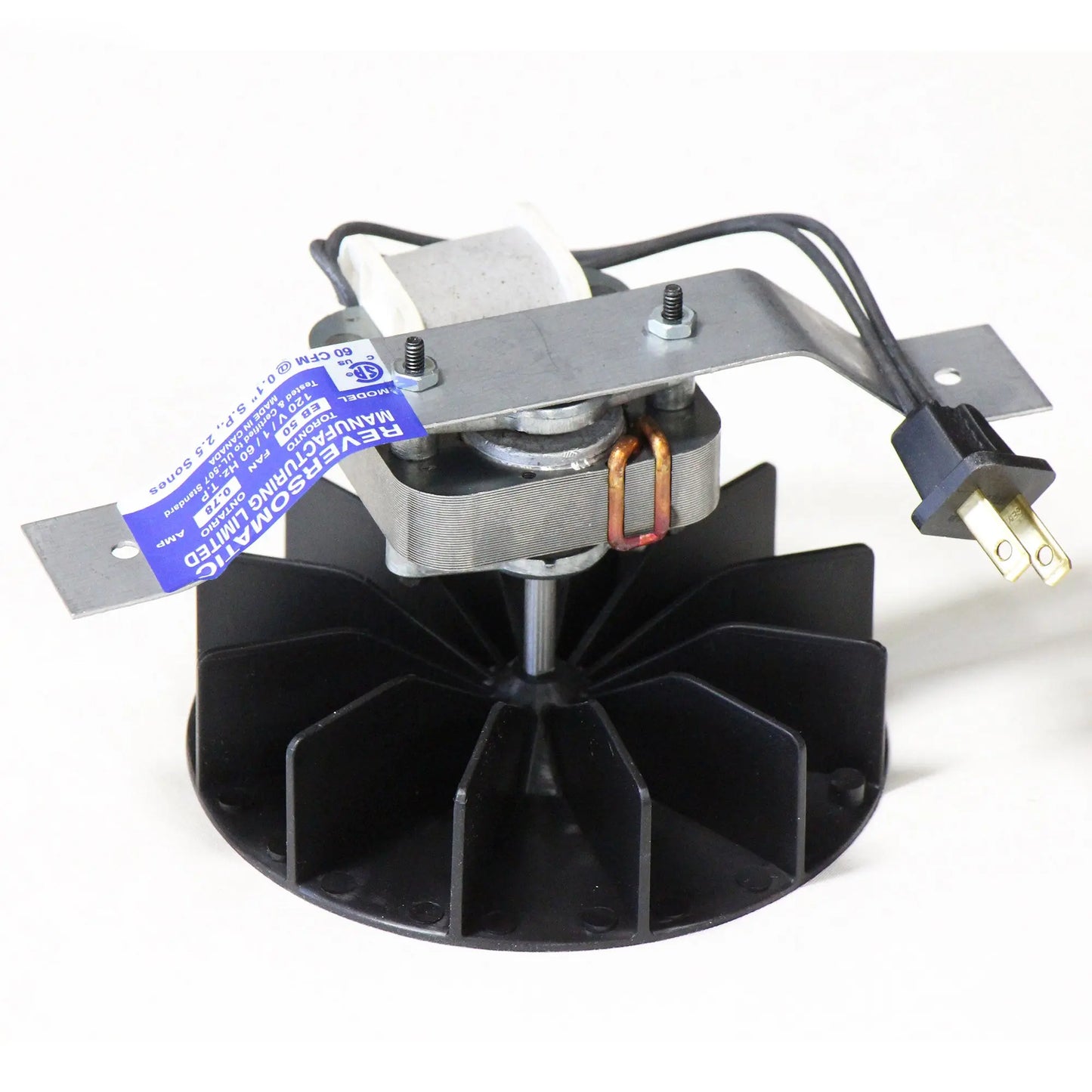 Reversomatic Bathroom Ventilation Exhaust Fan Motor,Blade,Bracket,EB50MBB Reversomatic