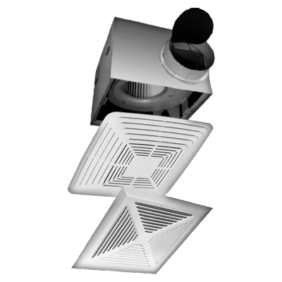 Bathroom Fan | Model: CF-130 (110CFM 2.0Sones 0.10S.P)