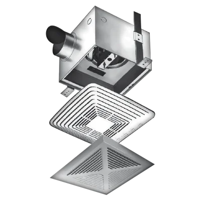 Bathroom Fan | Model: QCF-80ES (S) (100CFM 0.9Sones 0.10S.P)