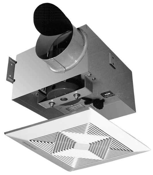 Bathroom Fan | Model: EB-100 (100CFM 3.0Sones 0.10S.P)