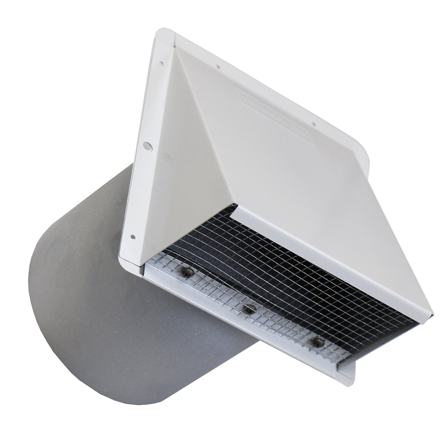 Reversomatic 6" Heavy Duty Exhaust Wall Cap with Damper and Bird Screen Reversomatic