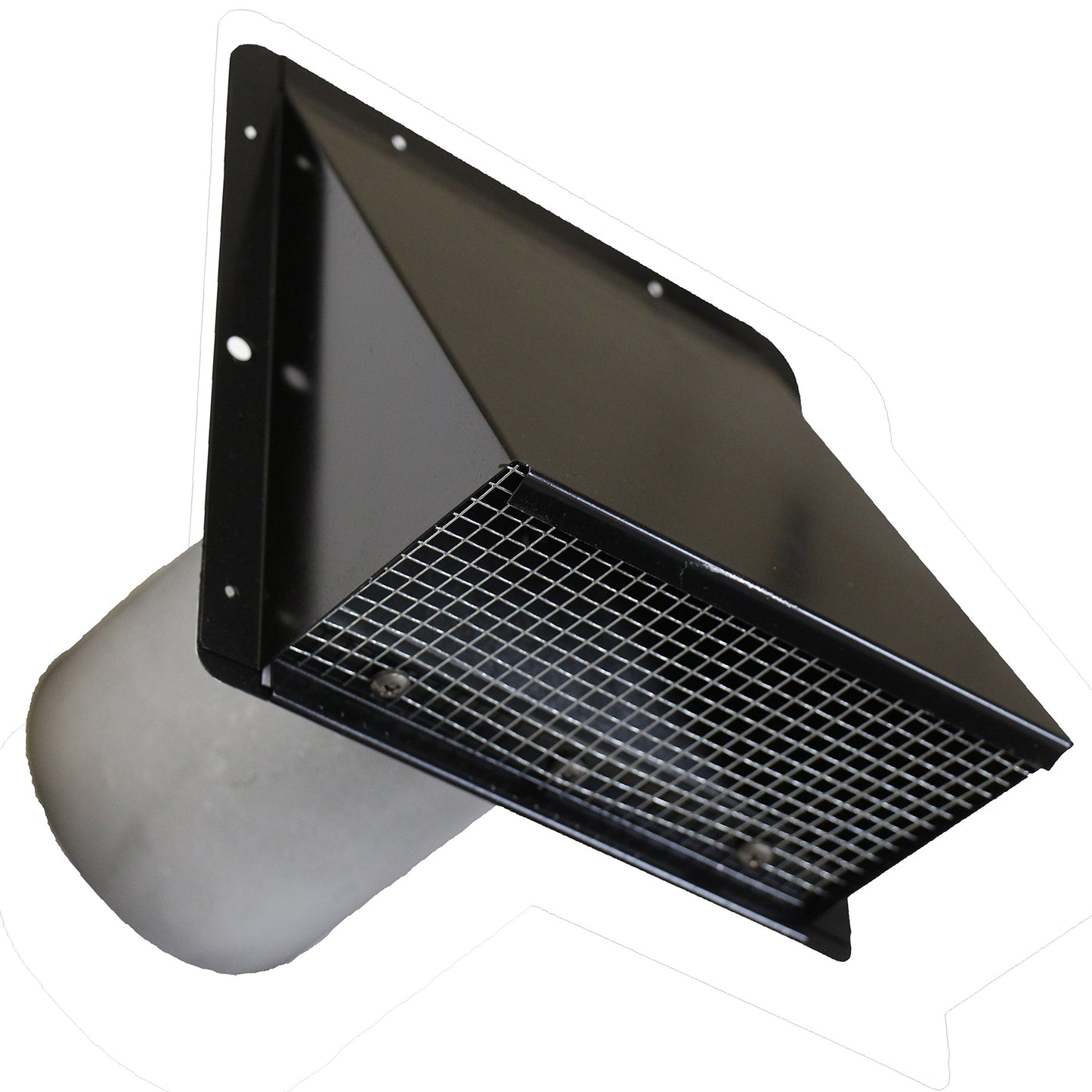 Reversomatic 5" Heavy Duty Exhaust Wall Cap with Damper and Bird Screen
