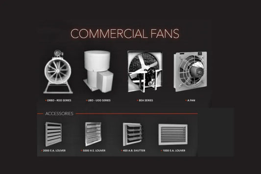 Commercial fans