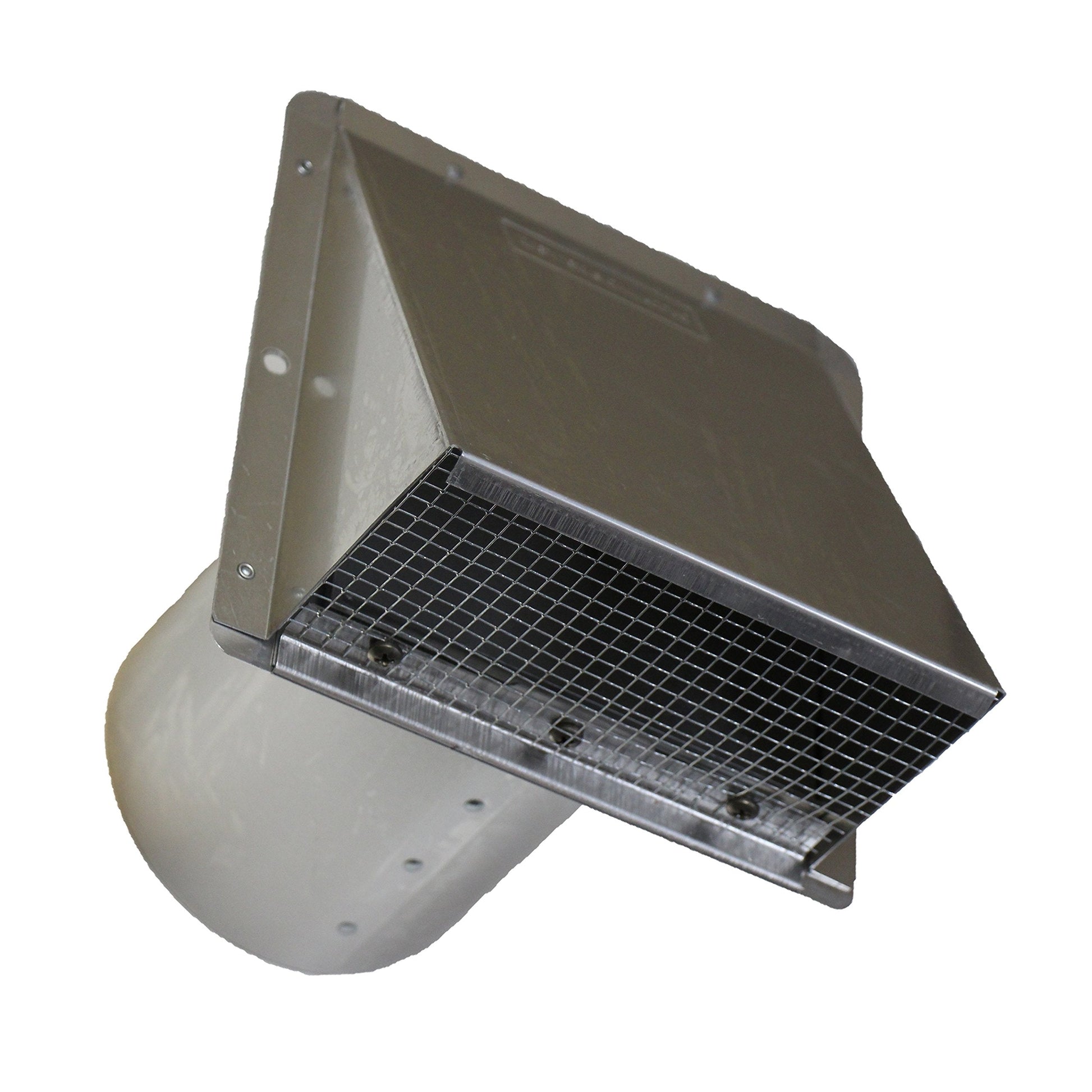 Reversomatic 6" Heavy Duty Exhaust Wall Cap with Damper and Bird Screen Reversomatic